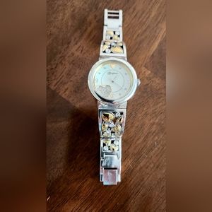 Brighton Watch.  Silver, Gold, Bling accents